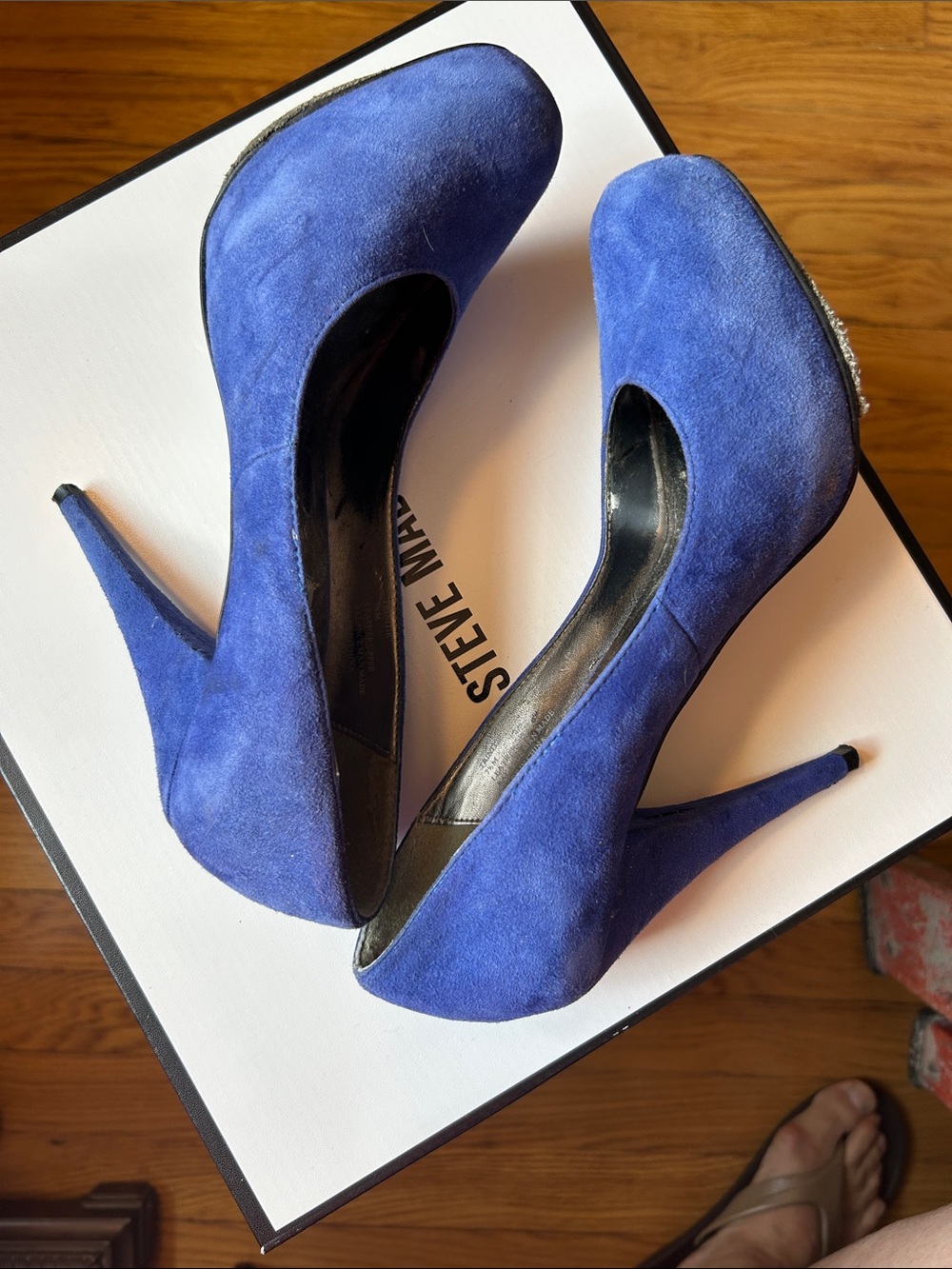 Steve Madden Royal Blue Suede Pumps